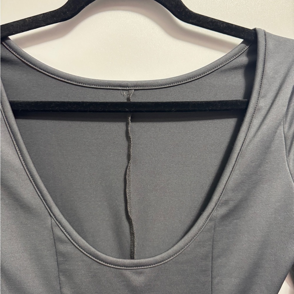Agolde Gray Paulette Bodysuit - Picture 10 of 11